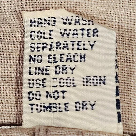 Studiowear Cotton/Linen Tan Dress - M - Picture 5 of 6